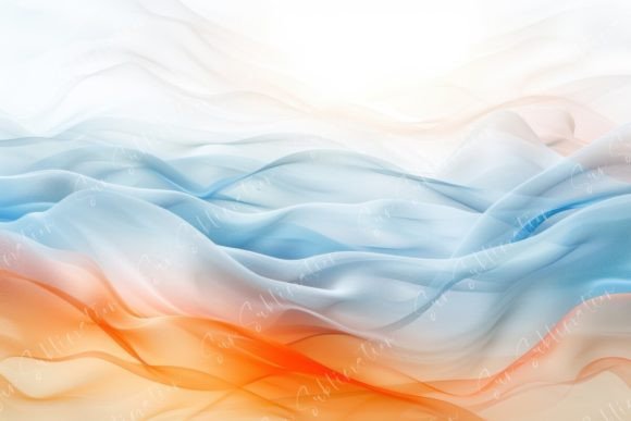 Abstract Waves of Color: A Flowing Visual Asset