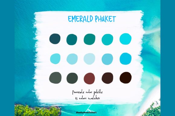 Capturing the Phuket Coast: A Procreate Color Palette Guide