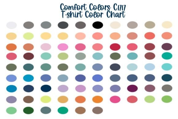 Comfort Colors T-shirt Color Chart: Your Ultimate Color Guide