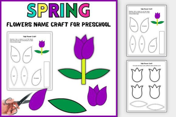 Spring Flower Name Craft: A Blooming Learning Adventure