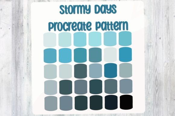 Stormy Days Procreate Color Palette: Setting the Mood