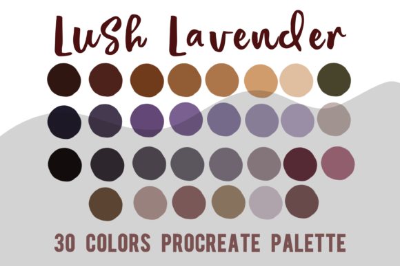 Unlocking Creative Flow with the Lush Lavender Procreate Palette
