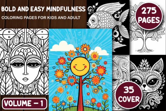 Unlocking Creativity with Bold and Easy Mindfulness Color Page