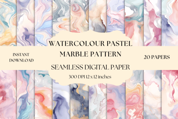 Watercolour Pastel Marble Pattern: A Designer's Guide